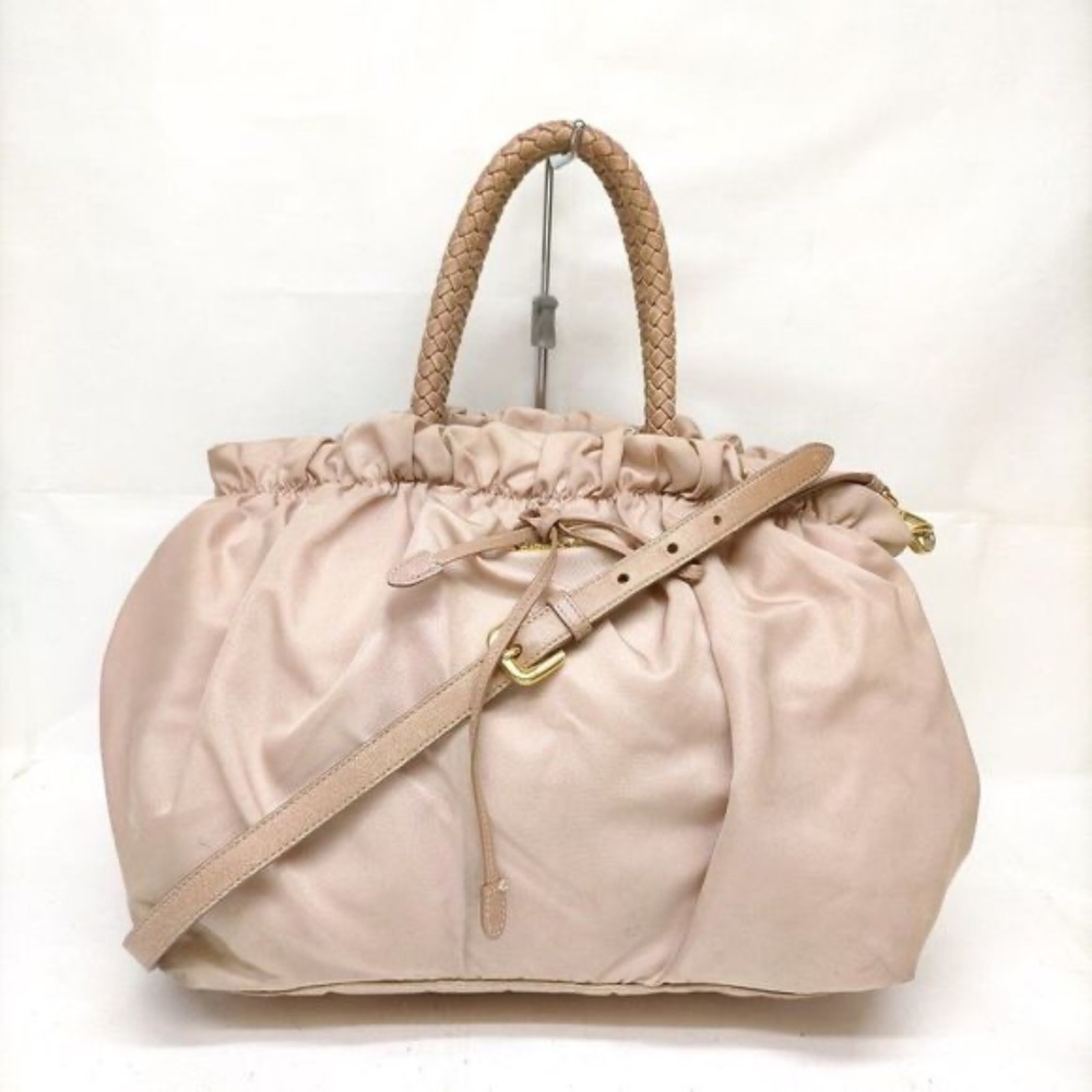 Prada Pink Nylon Handbag***